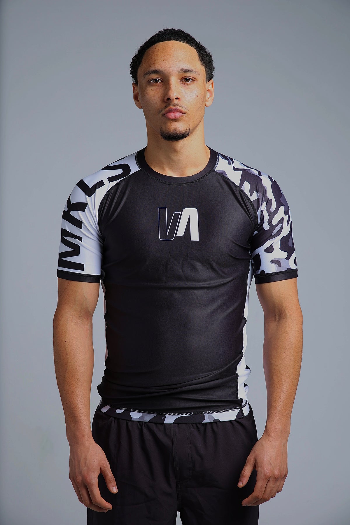 Rashguard camouflage - Noir