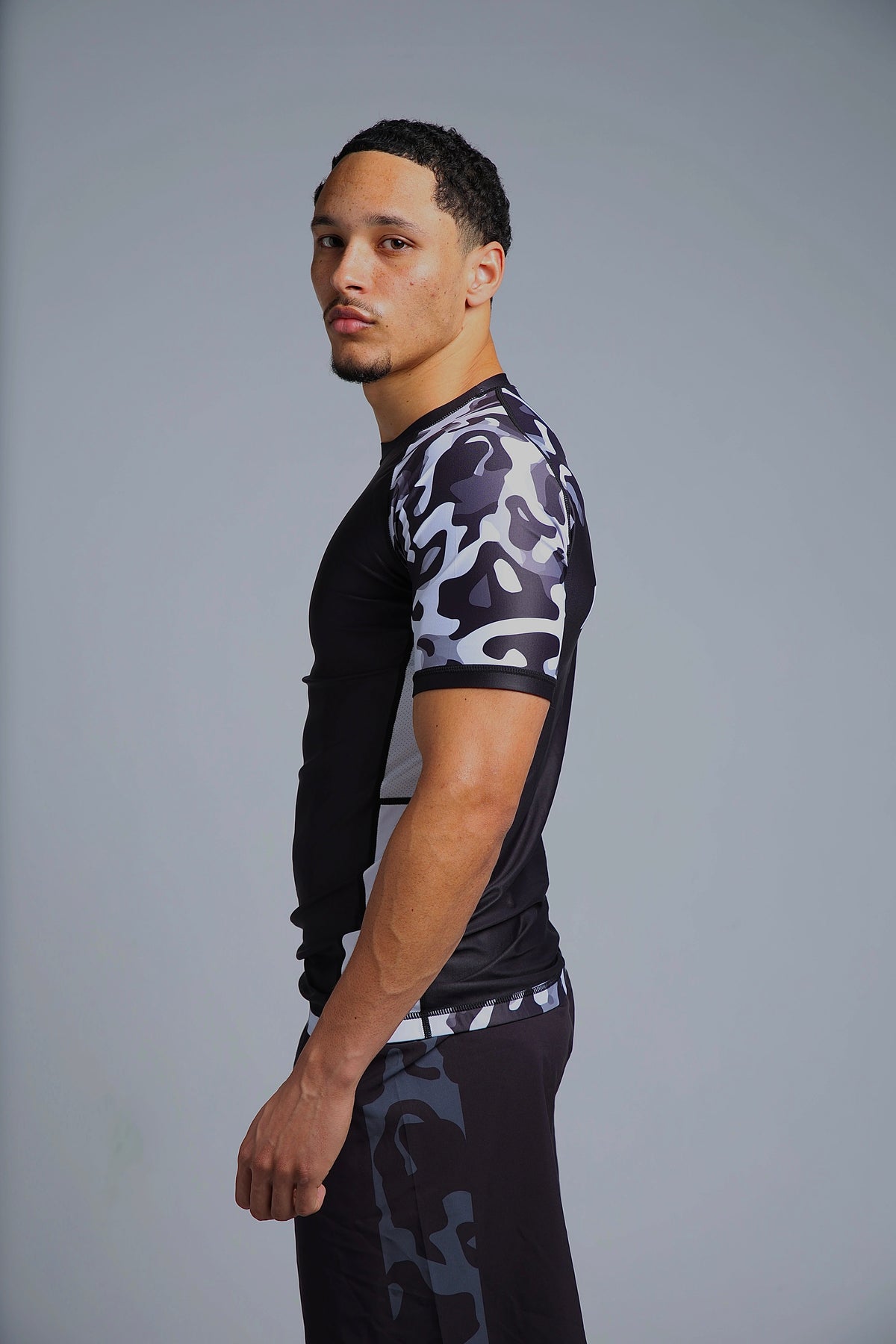 Rashguard camouflage - Noir