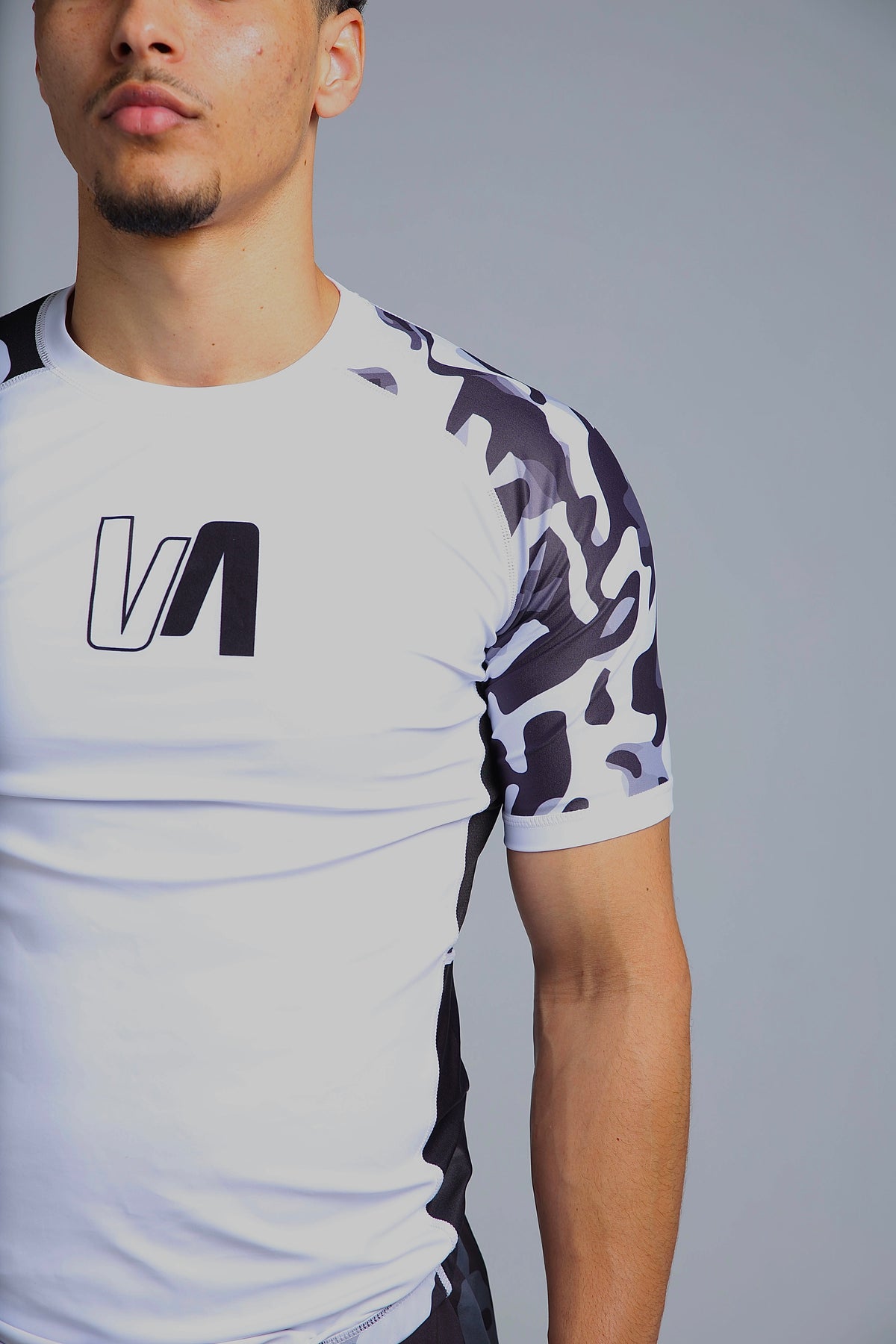 Rashguard camouflage - Blanc