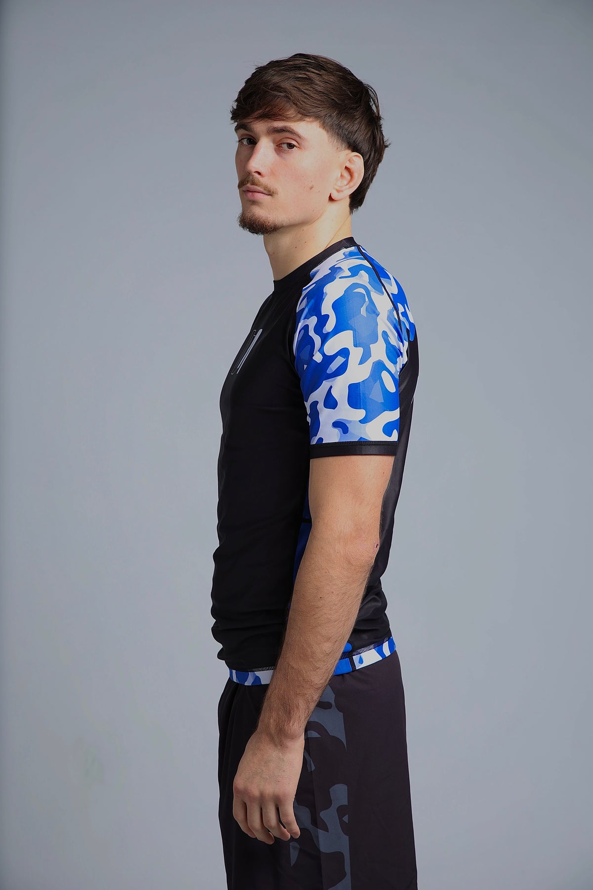 Rashguard camouflage - Bleu