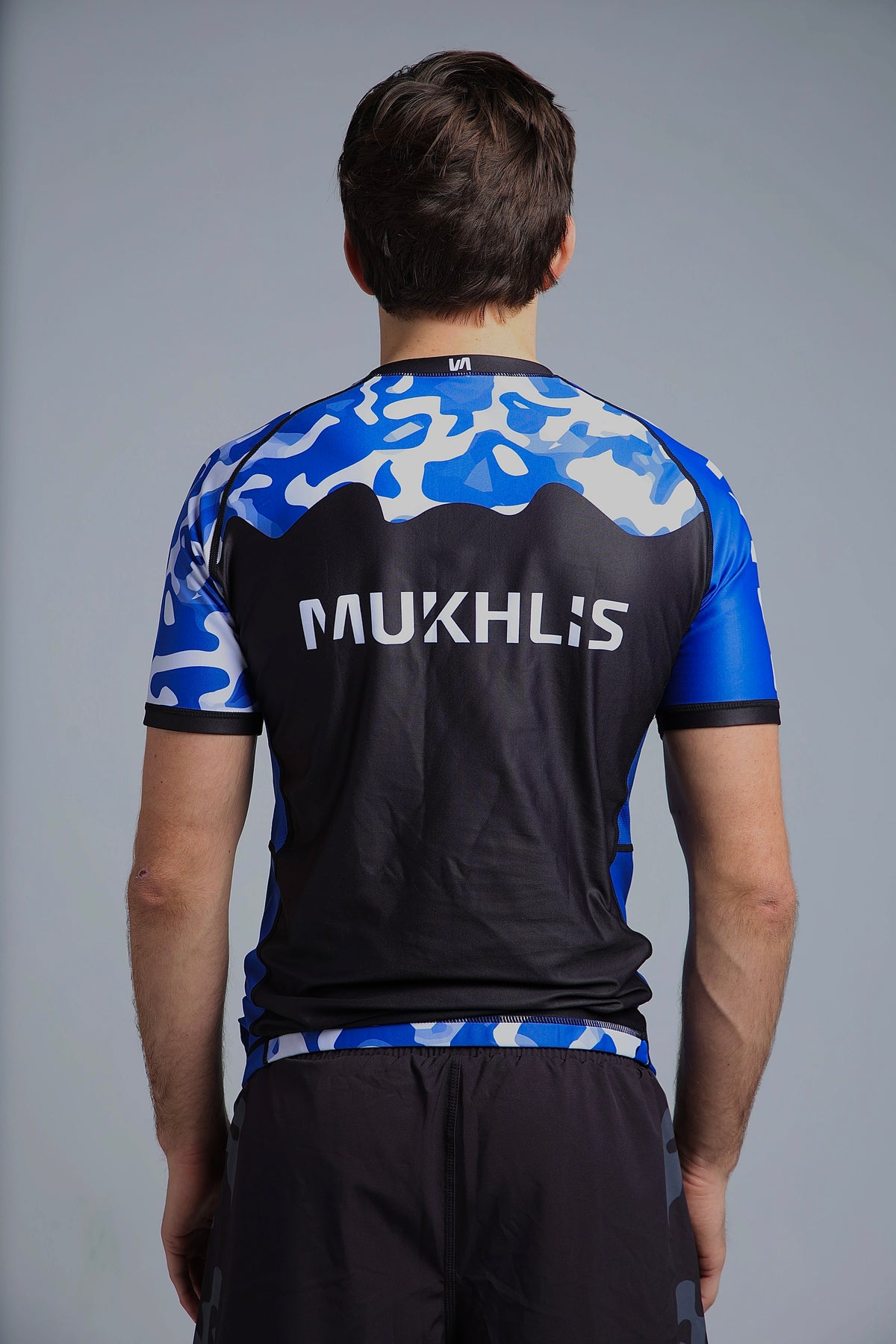 Rashguard camouflage - Bleu