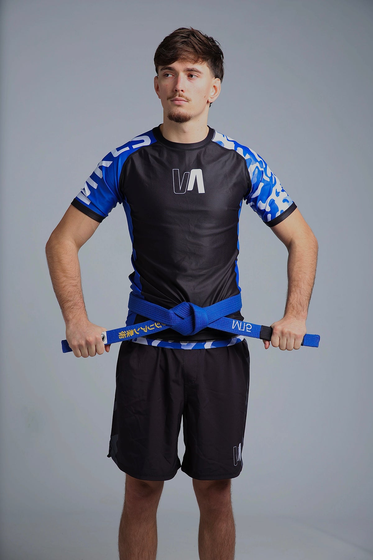 Rashguard camouflage - Bleu